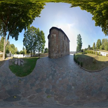 Коложская (Борисо-Глебская) церковь. Коложский парк. Беларусь. Гродно. Сентябрь 2023.