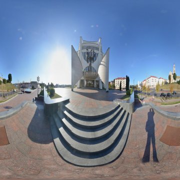 Гродненский драмтеатр. Ул. Мостовая. Беларусь. Гродно. Сентябрь 2023.