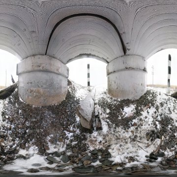 Волгоградская область. Окрестности Волжского. Мостик под жд в районе ###. 2011