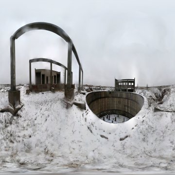 Волгоградская область. Окрестности Волжского. Отстойник в степи. 2011