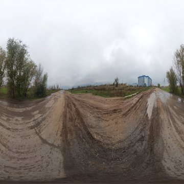 Волгоградская область. Дорога в районе Деревянного посёлка. 2022