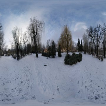 Волгоградская область. Волжский. Зимний сквер по Коммунистической. 2023