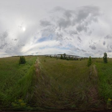 Волгоградская область. Район Горного Балыклея. Район Расстригина. Вид на залив с вала. Май 2023