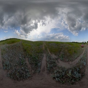 Волгоградская область. Район Горного Балыклея. Район Суводской. Перекрёсток в степи. Май 2023