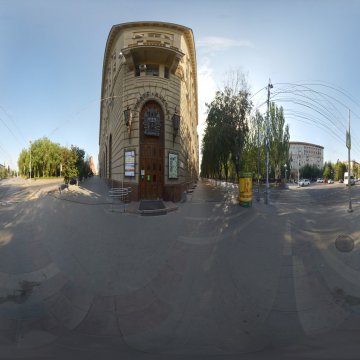 Волгоградская область. Волгоград. Площадь Павших Борцов. Театр кукол (Старое здание). Июнь 2023